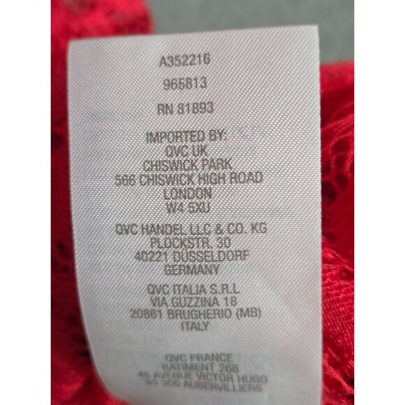 Susan Graver Beach Coverup Kimono Top‎ Women M Coral Pink Boho Resort Semi Sheer - Picture 7 of 9